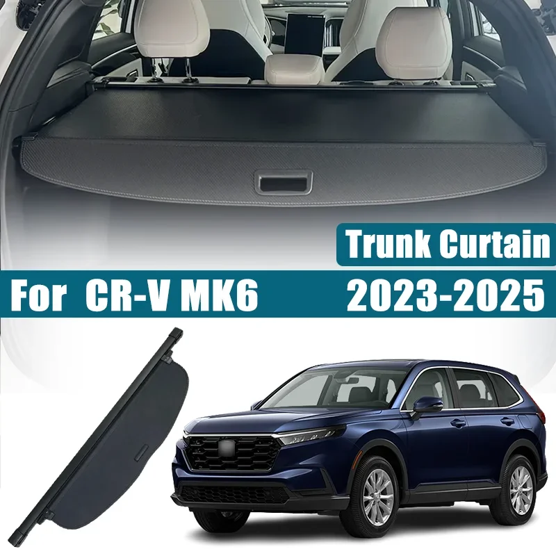 

Car Trunk Curtain for Honda CR-V 2023 Accessories CRV CR V2024 2025 Trunk Cargo Cover Luggage Storage Partition Privacy Interior