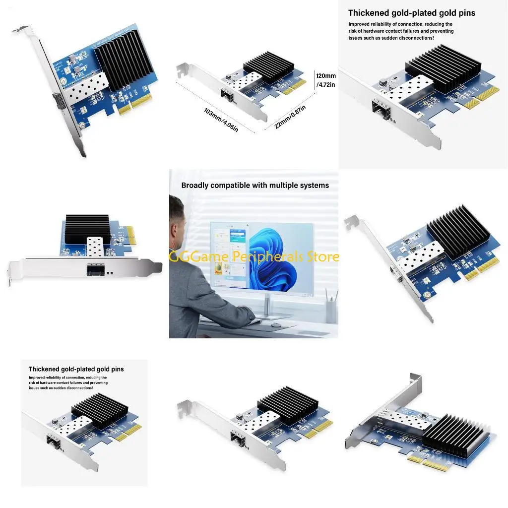 

Оптоволоконная Ethernet-карта корпоративного класса U55B 10 Гбит/с для сетевых технологий — подключение ускоренной виртуализации