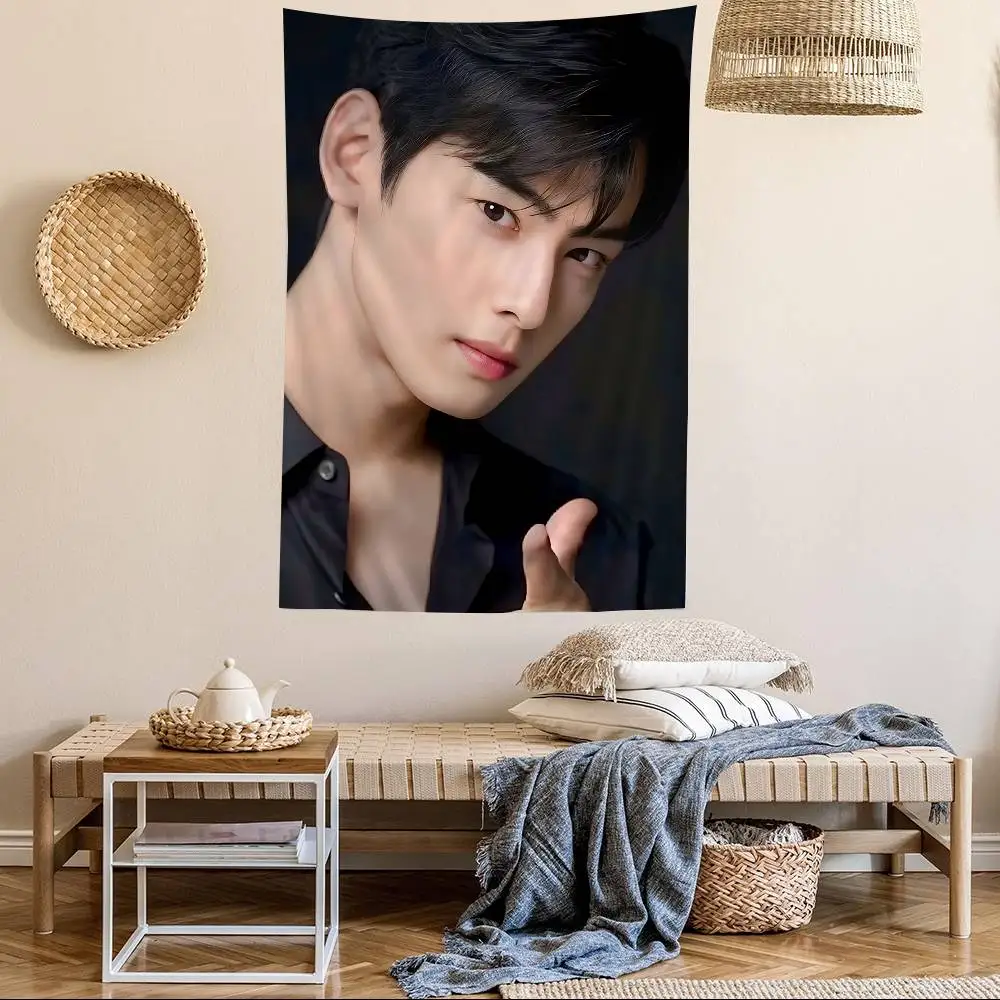 C-Cha-EunWoo Elegant-Gentle Colorful Tapestry Wall Hanging Hippie Wall Hanging Bohemian Wall Tapestries Mandala Wall Hanging