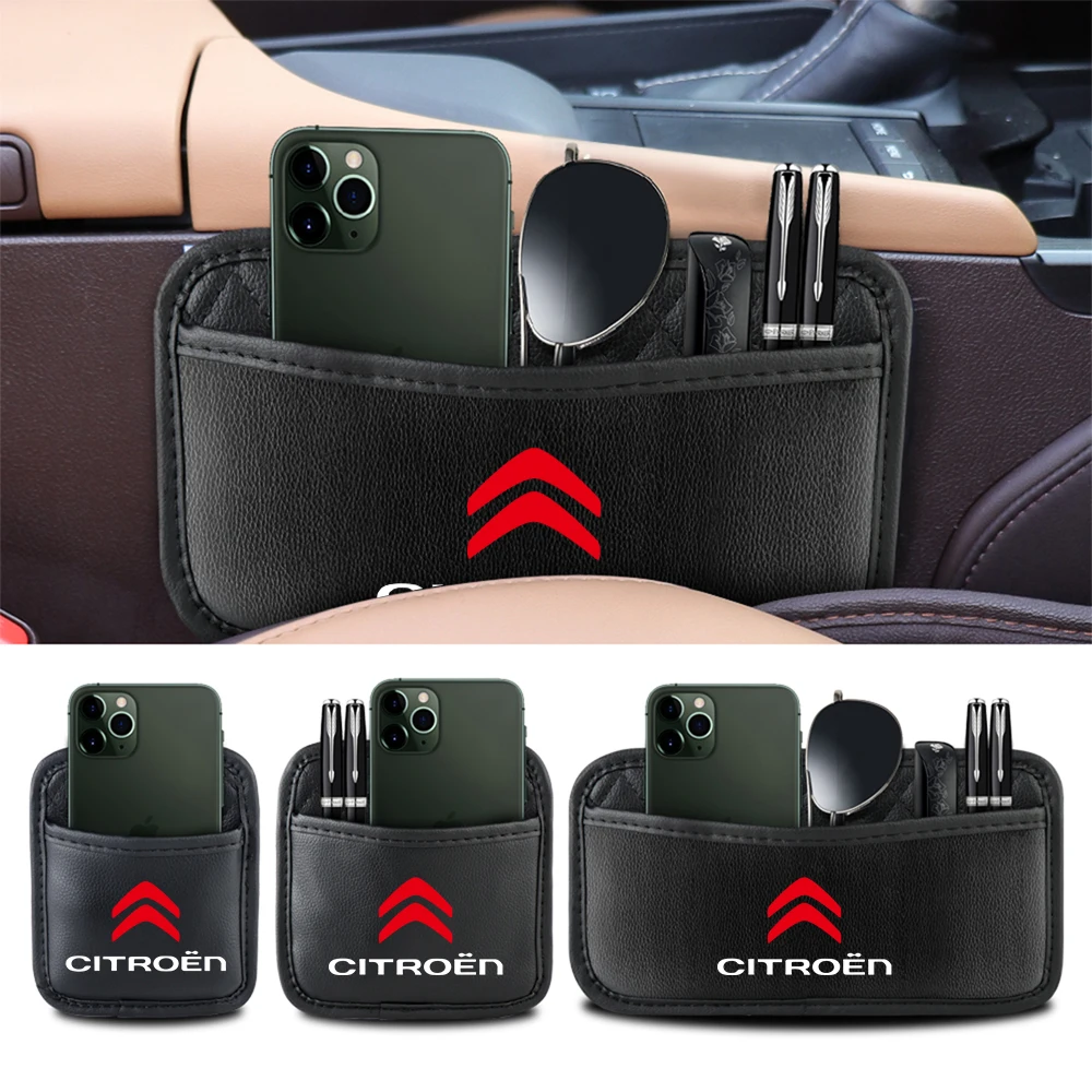 1pcs Multifunction Car Storage Pocket Stowing Tidying Bags For Citroen C1 C2 C3 C4 C4L C5 C6 C7 C8 VTS C-ELYSEE Berlingo Xsara