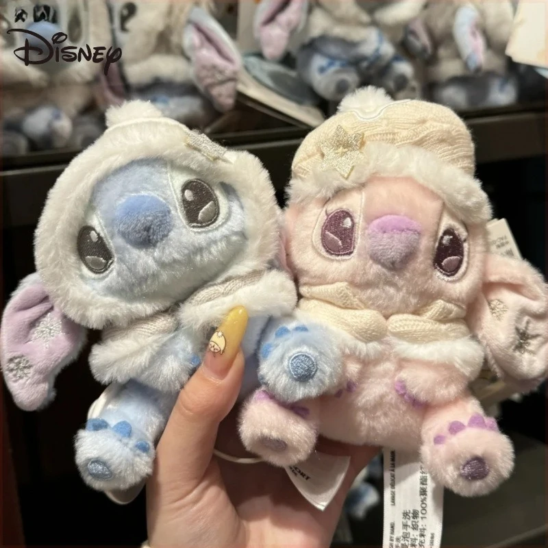 

Лило и Стич Дисней плюшевый кулон Kawaii мультфильм аниме аксессуары для вышивки ангел плюшевая кукла кулон девушка Рождественский подарок