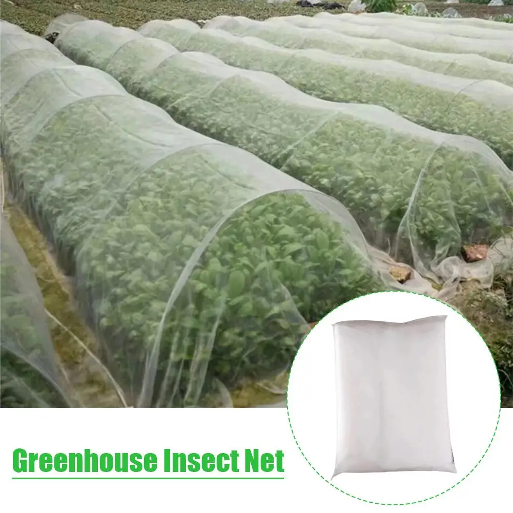 

Garden Insect Mesh Netting 10ft x 48ft Ultra Fine Plant Covers for Garden Greenhouse Mosquito Net Pest Barrier for Plants Fruits