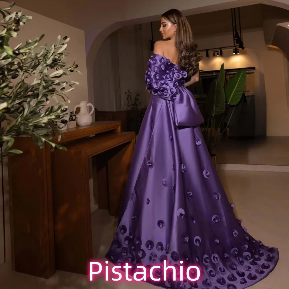 ชุดราตรีออกงานผู้หญิงแบบไม่มีแขน ดีไซน์หรูหรา ประดับดอกไม้ ทรงเมอร์เมด สายเดี่ยว  งานปักประดับลูกปัด  สำหรับงานพรอมหรืองานเลี้ยง