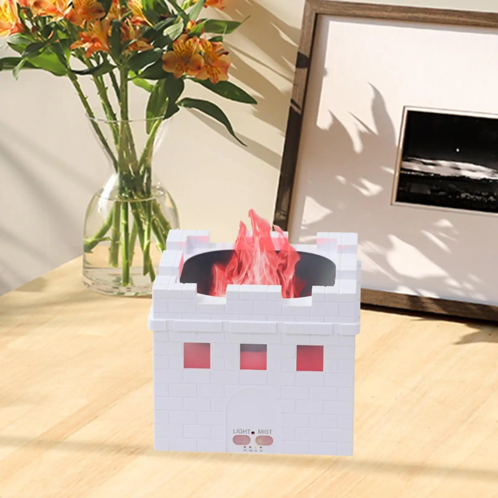 Essential Oil Diffusers Mist Humidifier Quiet with Atmosphere Light Portable for Reading Doing Yoga Sleeping Toilet Living Room