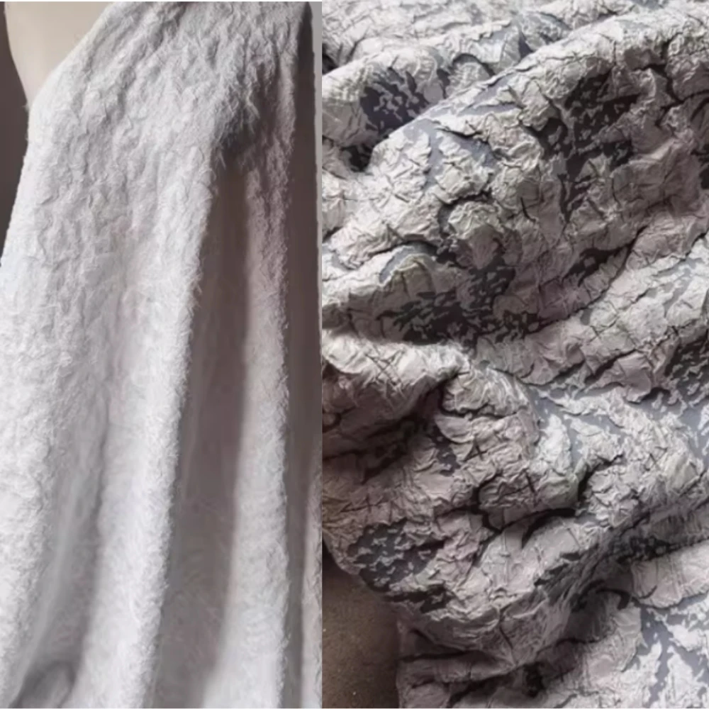 

Jacquard Fabric Creative for Clothing Dress Jacket Fashion Designer Diy Sewing Material Cloth Handmade Wholesale