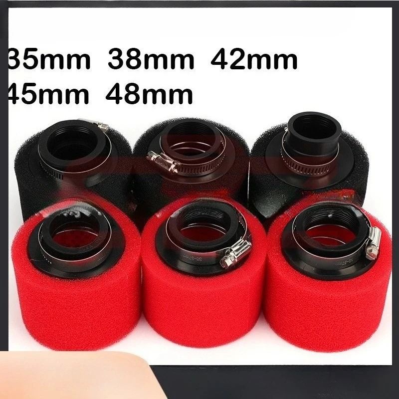

35-48mm Universal ATV Air Filter, High Flow Washable Foam Air Filter for 50cc 125cc 150cc 200cc Quad Dirt Bike