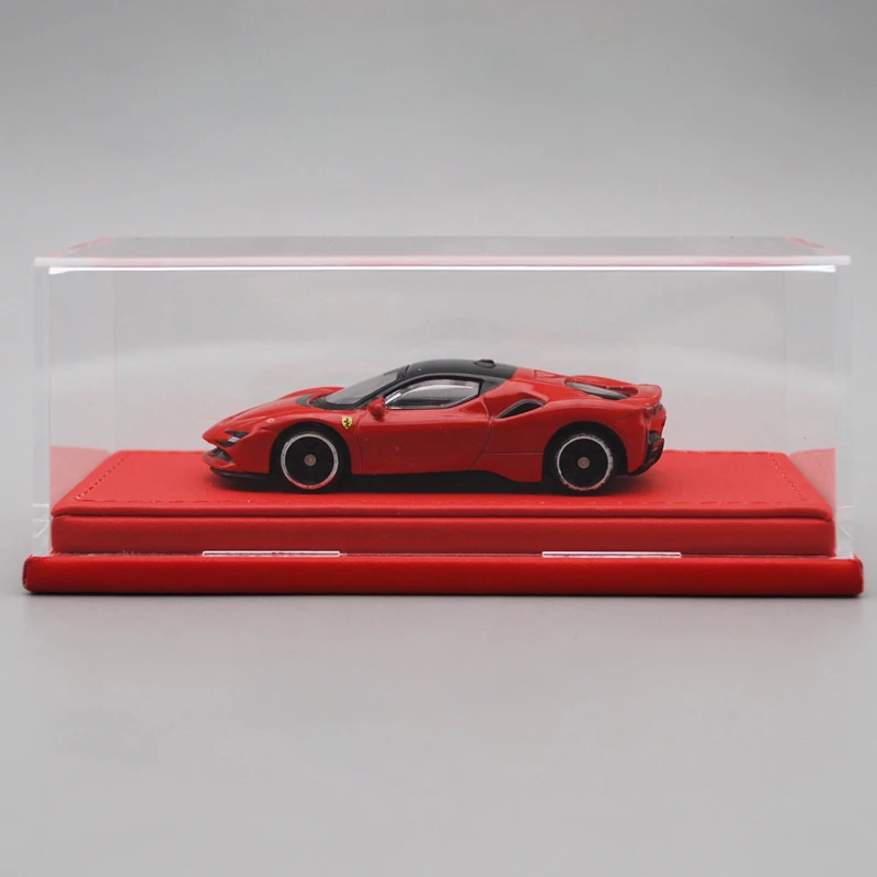 

1:64 Car Model Leather Base Display Box Integrated Molding, High-definition Transparent