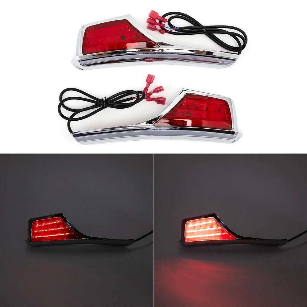 

LED Passenger Armrest Trim Light Motorcycle Rear Turn Signals Lamp Decorative Taillights For Honda Gold Wing GL 1800 Left&Right