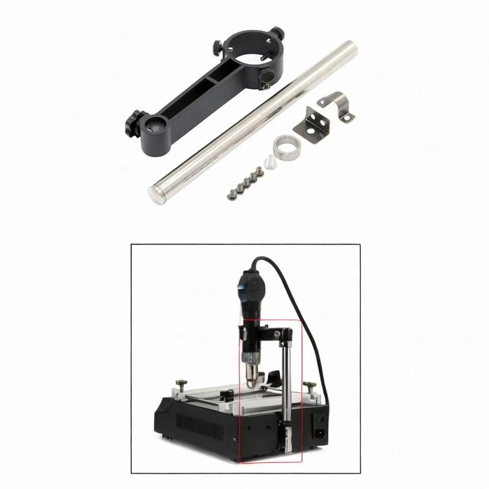 Stazione di saldatura Supporto per attrezzi ad aria calda Comodi parti pratiche per officina