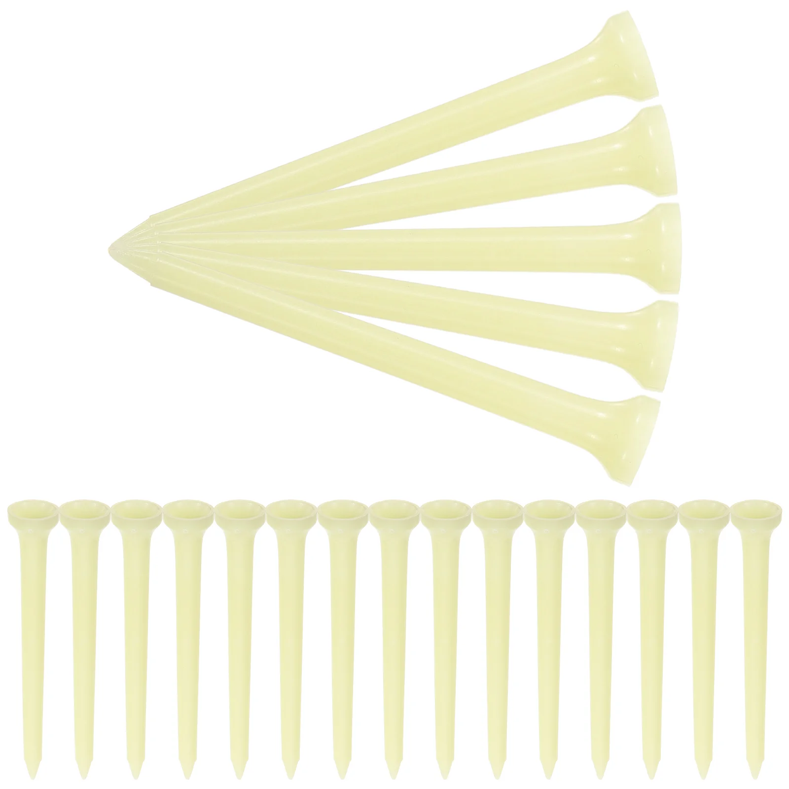 Glow-in-the-dark Golf Spikes Balls Shoes Replaceable Tees Plastic Accessories Mat