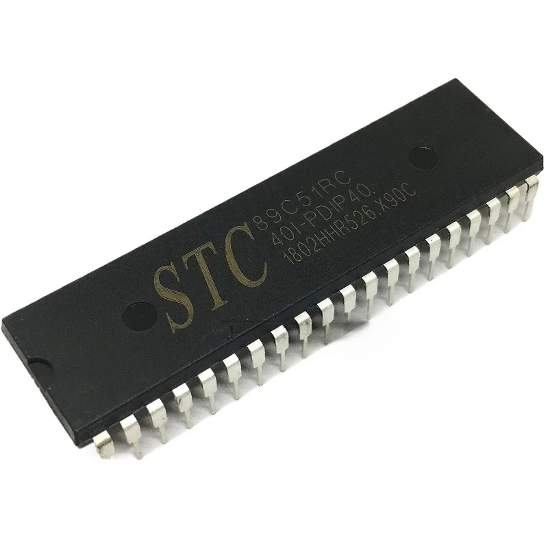 5PCS STC89C52RC-40I-PDIP40 DIP40 8051 8-bit Microcontroller IC Chip
