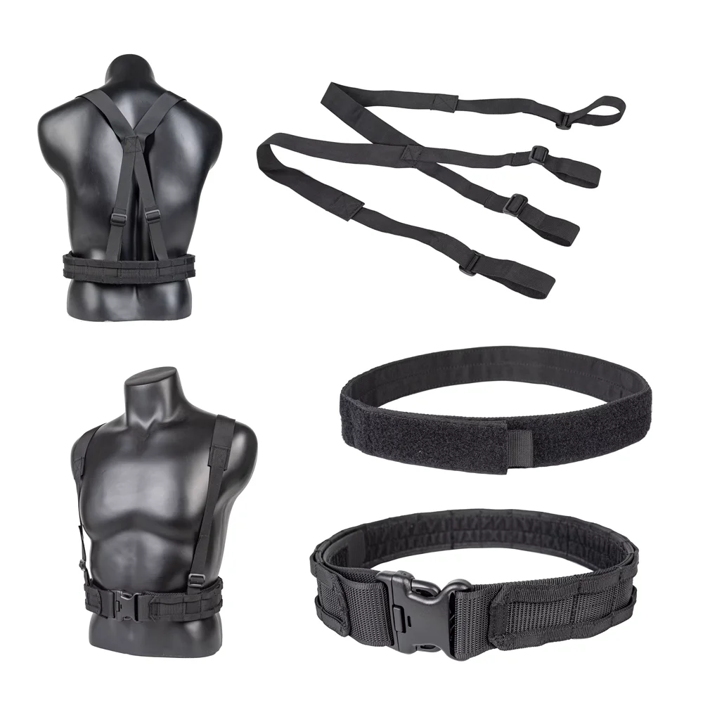 

Тактический охотничий пояс MOLLE для брони, несущий Y-образный плечевой ремень, уплотнение на талию