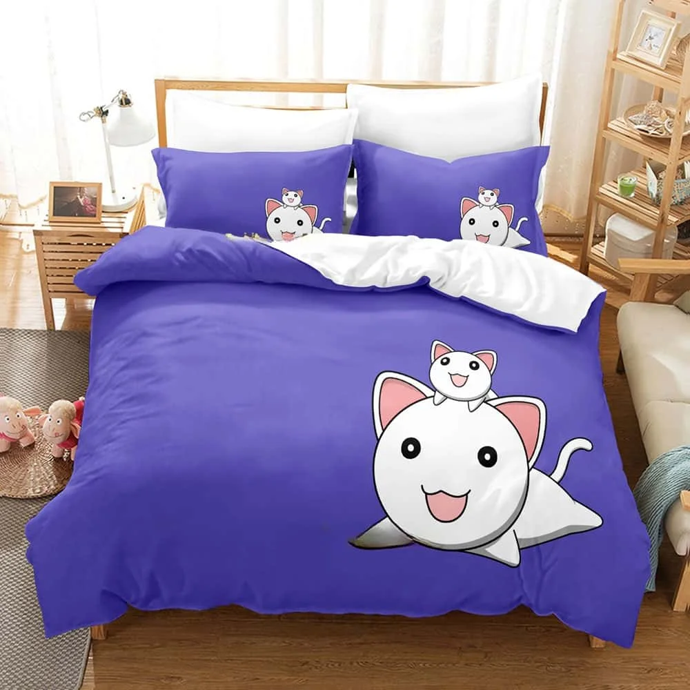 Fashion Anime Kawaii Girl Azumanga Daioh Bedding Set Single Twin Full Queen King Size Bed Set Adult Kid Bedroom Duvet cover Sets