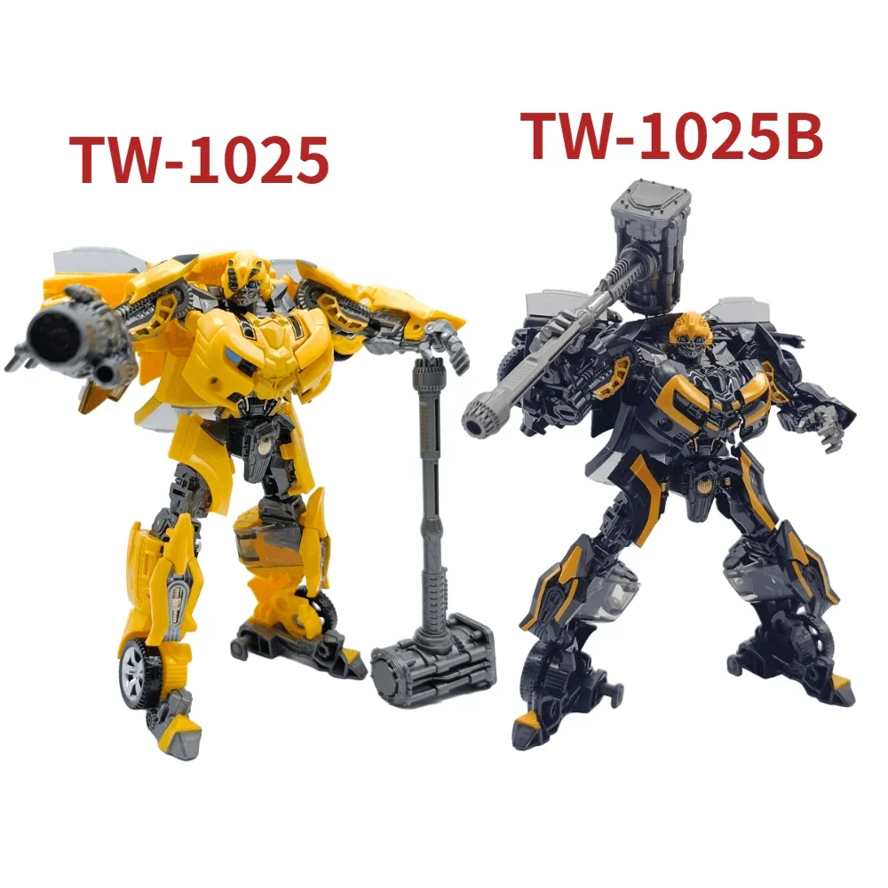 In Stock BAIWEI Transforming Toys TW1025B Dark TW1025 Wasp Warrior Movie Ver. SS49 Alloy Car Robot Model Action Figures Gift