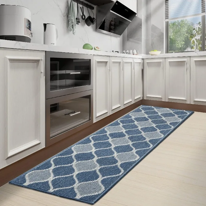 

Kitchen Rugs Non-slip Hallway Runner Rug Bedside Area Floor Mat Soft Wear-resistant Carpet Home Decorative Stairs Mats Alfombra