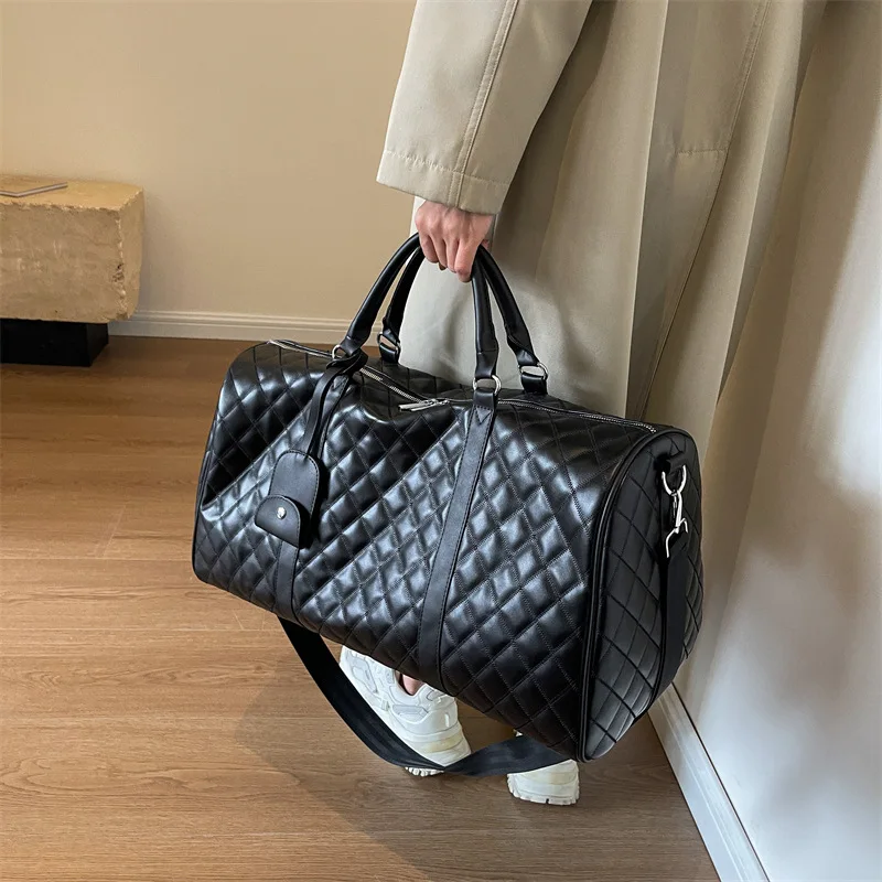 

Travel Commuter Storage Large Capacity Short-distance Business Trip Luggage Diamond Large Capacity Portable Travel Bag