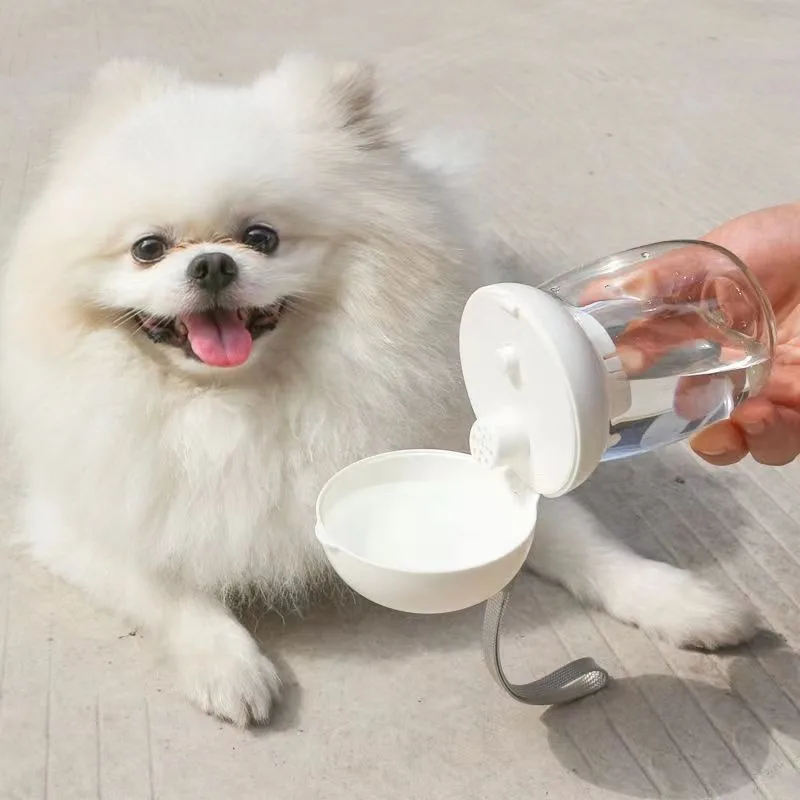 

Portable Dog Water Bottle Foldable Leakproof Lightweight BPA-Free Dispenser for Outdoor Walking Hiking Travel Puppy Kitten