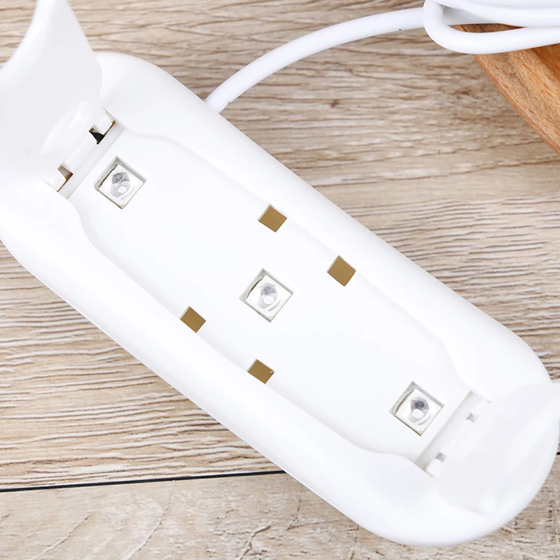 شحن USB مصباح LED صغير للأشعة فوق البنفسجية ، آلة علاج طلاء الجل ، مجفف الأظافر ، 6 واط ، 80 صحن