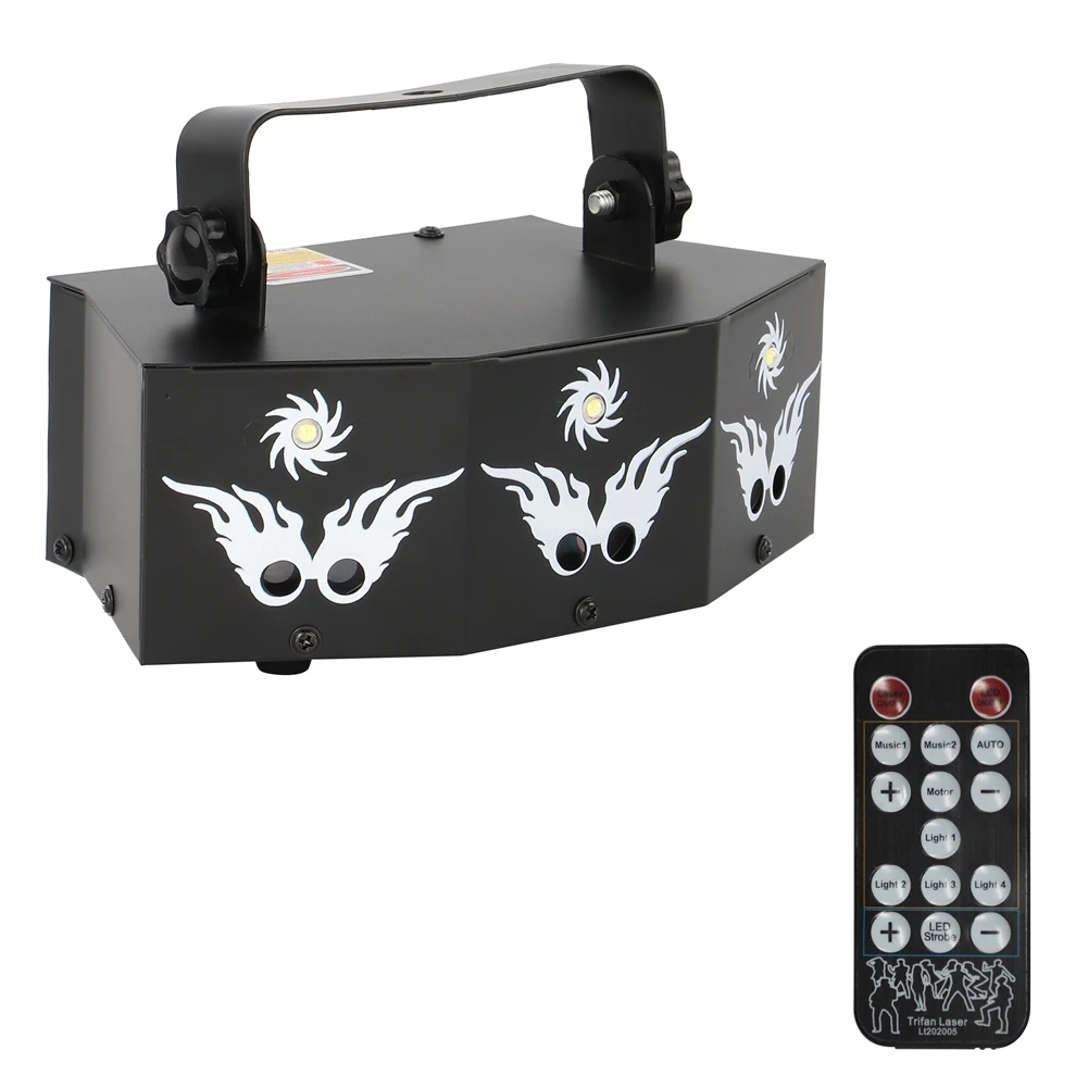 U'King 9-Augen-Projektoreffekt, Bühnenlicht, Fernbedienung, 7 Kanäle, DMX512, RGB, Party-Lichteffekt für DJ, Disco, Hochzeit, Nachtclub-Licht