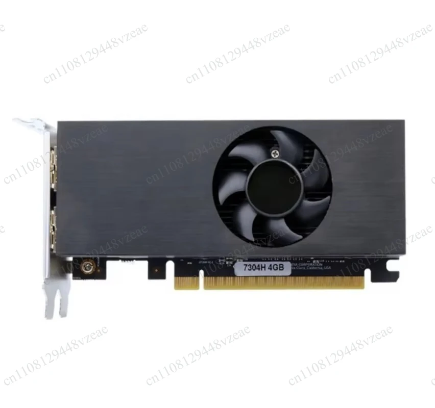 Desktop Multi-Monitor Video Wall Splicing Multi-Screen Display GPU Low Profile Half-Height Server Graphics Card Quad 4HDMI Ports