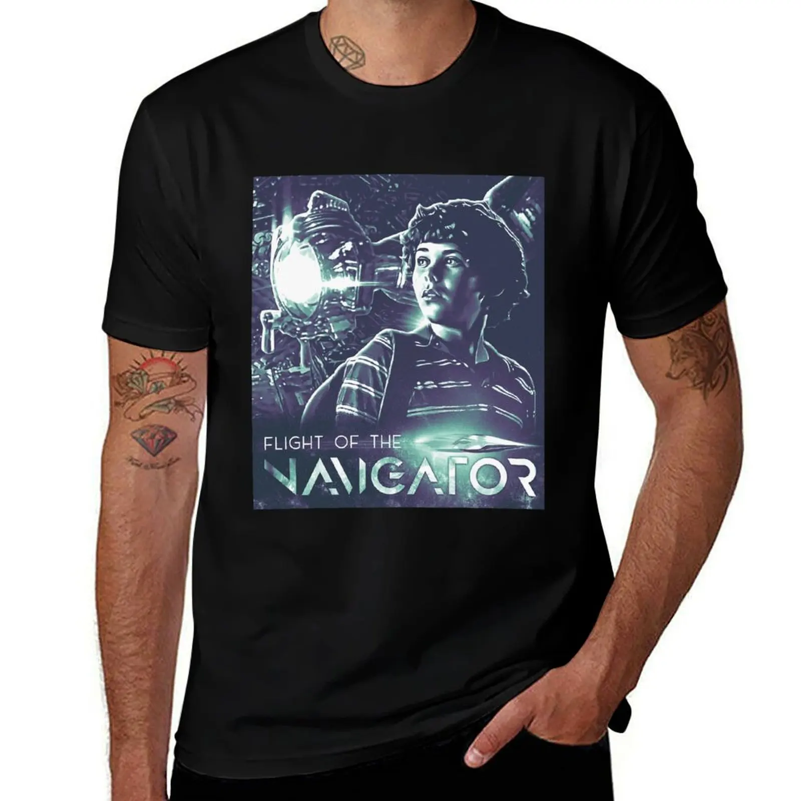 

Flight of the Navigator T-Shirt animal prinfor boys Luxury man baggy shirts oversized graphic tee mens t shirts pack