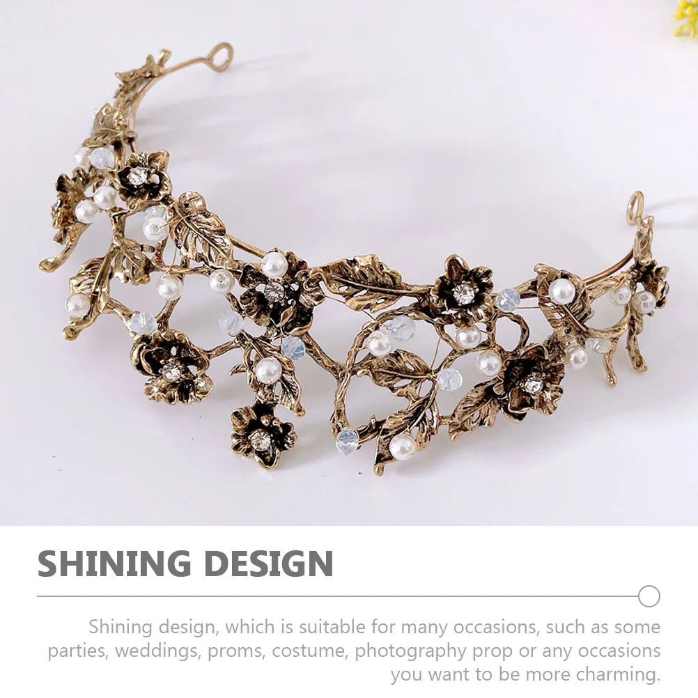

Свадебный головной убор с кристаллами и жемчугом, декор для волос, невеста, выпускного вечера, дня рождения, элегантный головной убор для девочек, декор для головы, изысканный головной убор