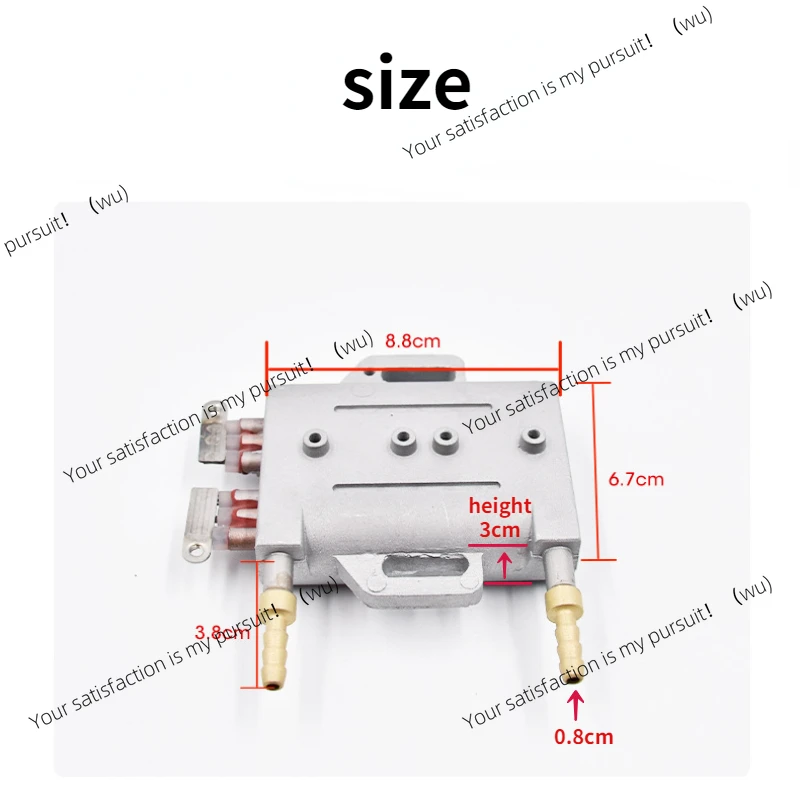 Smoke heating core 220 volts 2600 watts atomized water heater rod heating element 8 mm suitable for cleaning range hoods