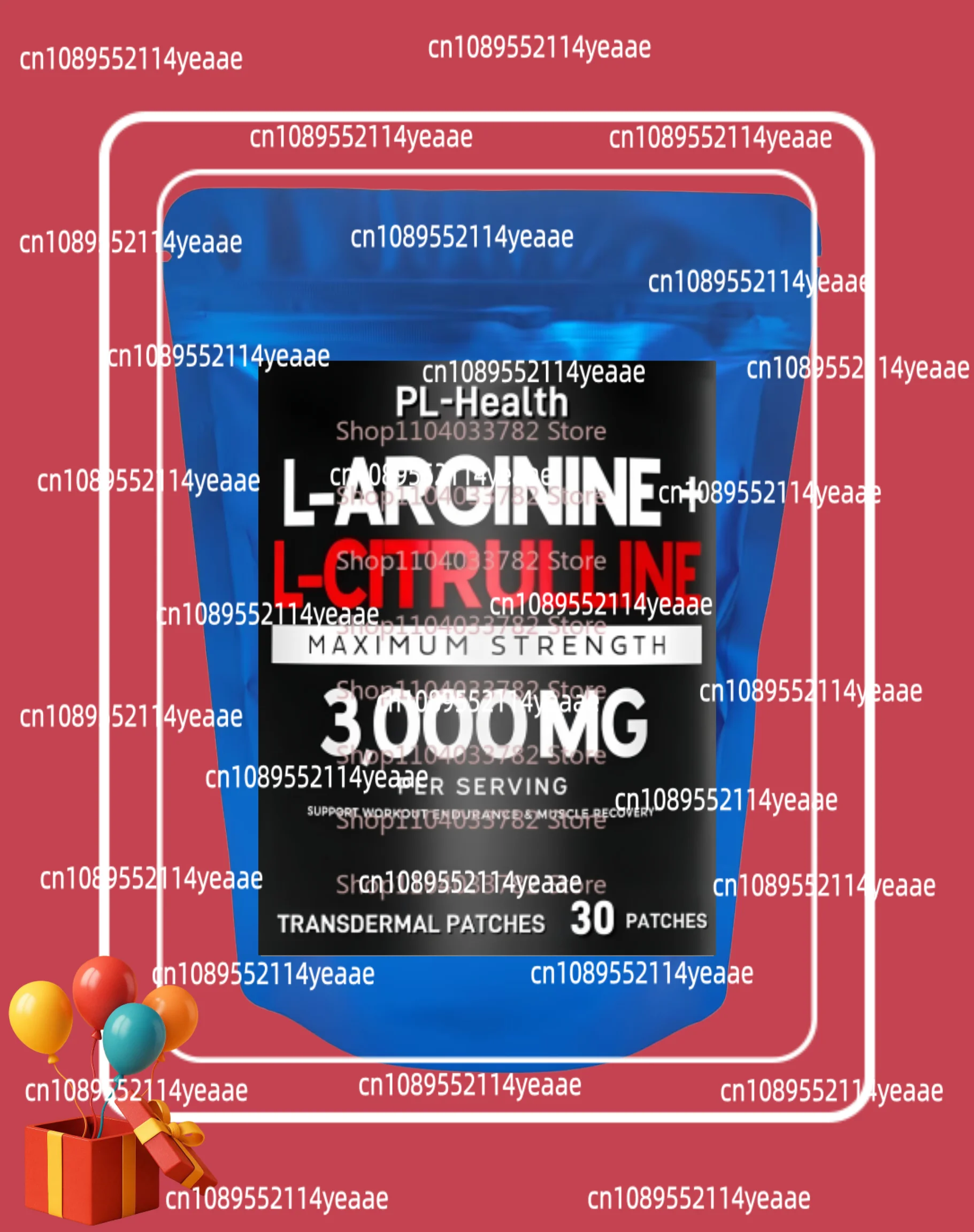 30 parches L Arginina L Citrullina Parches transdermicos Óxido nítrico - Resistencia, Resistencia