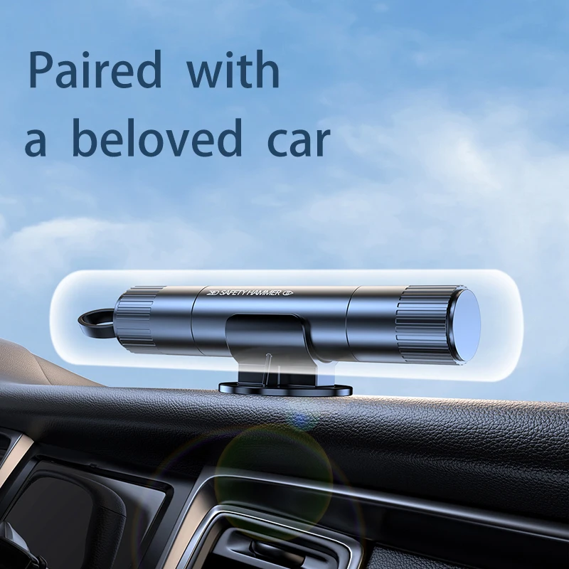 Auto Safety Rescue Hammer Car Window Breaker with Seat Belt Cutter Emergency Rescue Tool Compact Portable Car Safety Equipment view 5