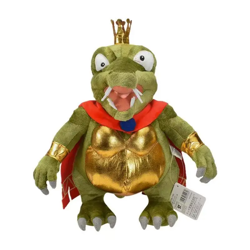 Super Mario Bowser Plüschtier 25cm Super Weiches Sitzendes/Stehendes Stofftier König Koopa Bösewicht-Figur Ideales Spiel-Themen-Geschenk