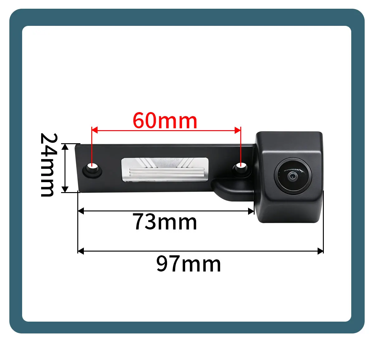 AHD 1080P Auto-Rückfahrkamera Wasserdicht 170° ° Weitwinkel für VW Transporter T5 T30 Caddy Passat B5 Touran Jetta GOLF PLUS – Detail 6