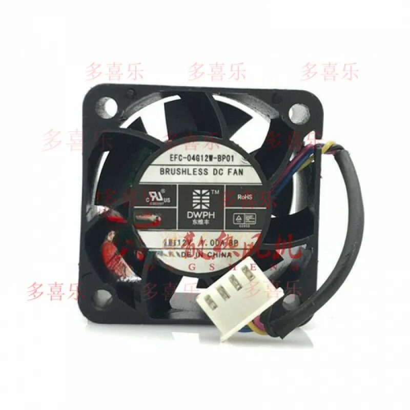 

EE 1pc for DWPH EFC-04G12W-BP01 4028 12V 1.00A 40mm dual ball violence cooling fan 4pin