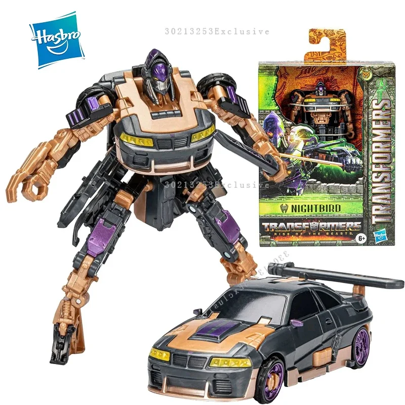 

Hasbro Transformers 7 Rise of The Beasts Nightbird 12Cm Deluxe Class Original Action Figure Model Kid Toy Gift Collection