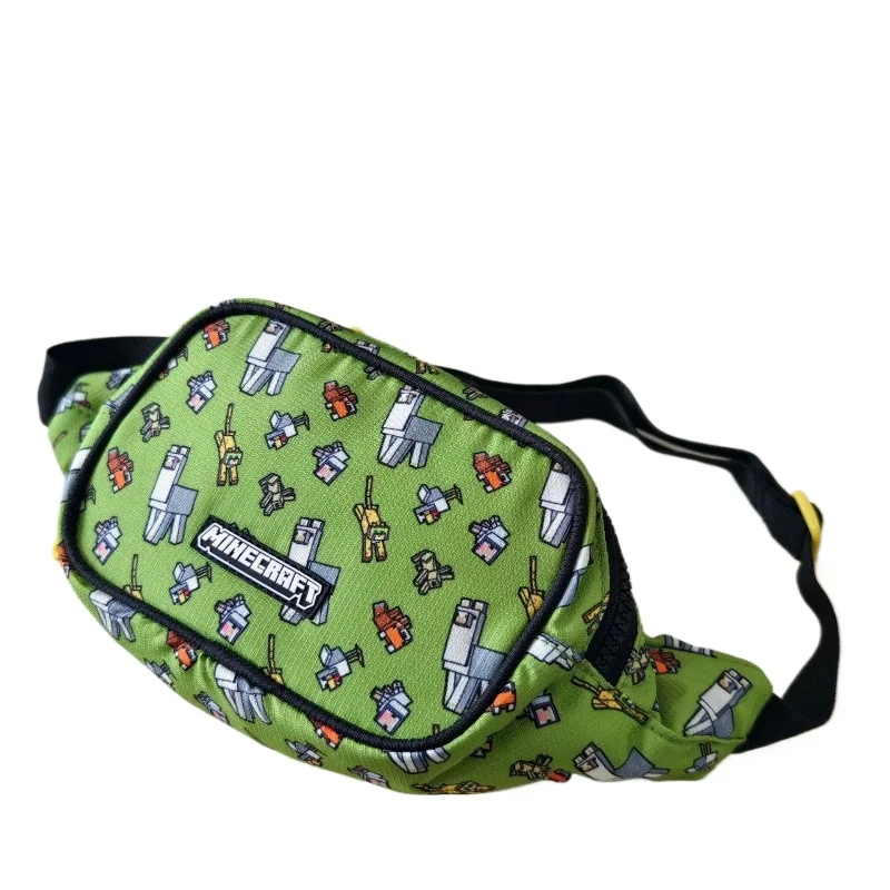 

New Popular Game Minecrafts Peripheral Printed Waist Bag for Boys and Girls Large Capacity Fashionable Birthday Gifts