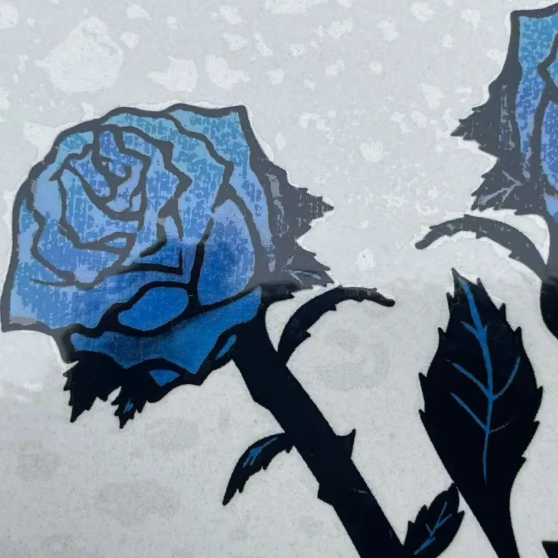 Anime Blue Lock Michael Kaiser Sticker Make Up Cosplay Props Accessory Rose Crown Washable Stickers Disposable