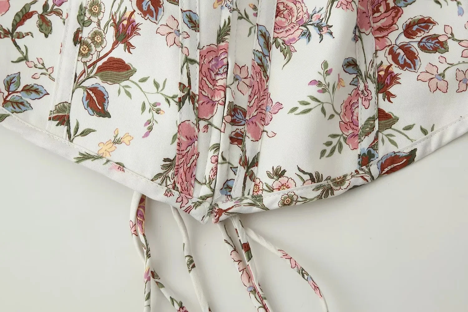 KONDALA High Street Chic Damen-Kleidanzug mit Spitzenmuster, Knotenknopf, Langarm-Oberteil, Trägerloses Kleid, Mode 2026 Sommer-Herbst-Anzug – Detail 22