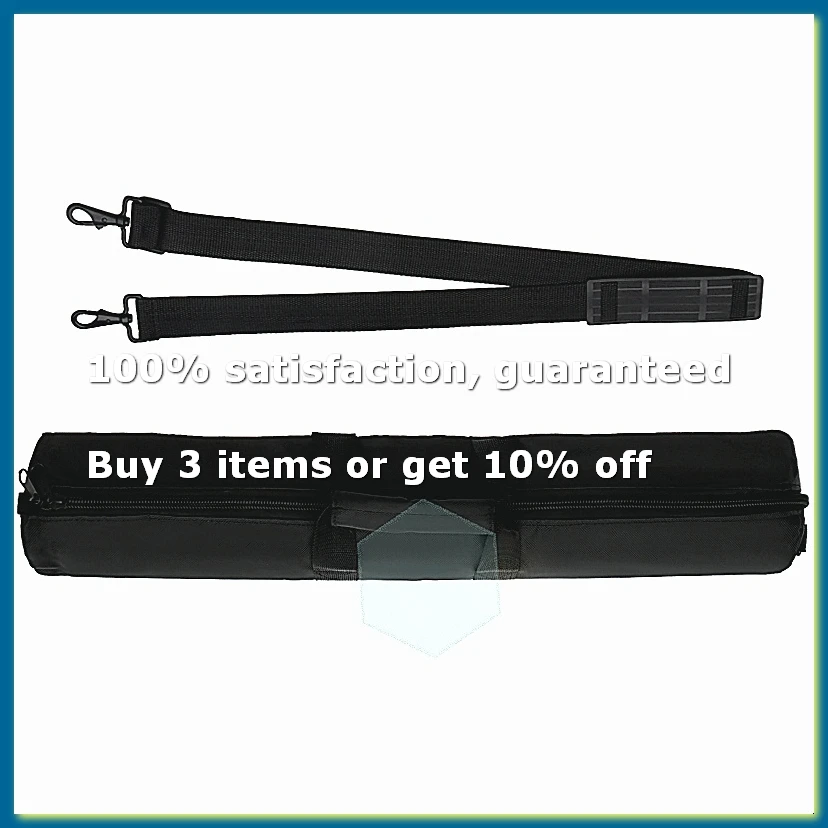 65CM Camera Tripod Bag with Protective Cotton Waterproof Light Stand Tripod Monopod Camera Case with Shoulder Strap-A56M