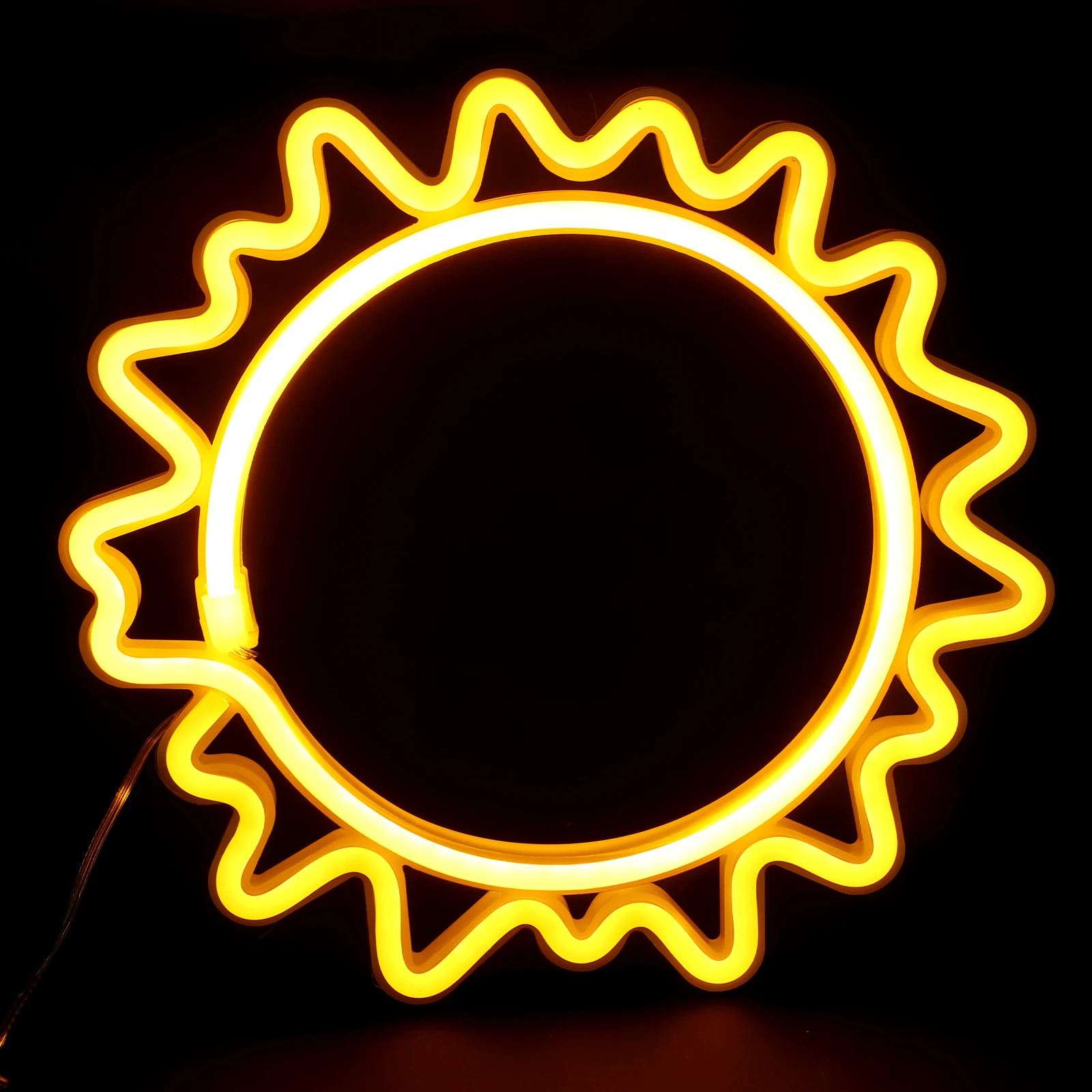 

Sun Shape LED Neon Sign 3V USB Powered Bedroom Decorative Lights Gifts for Women Home Wall Decor Aesthetic Room Signs