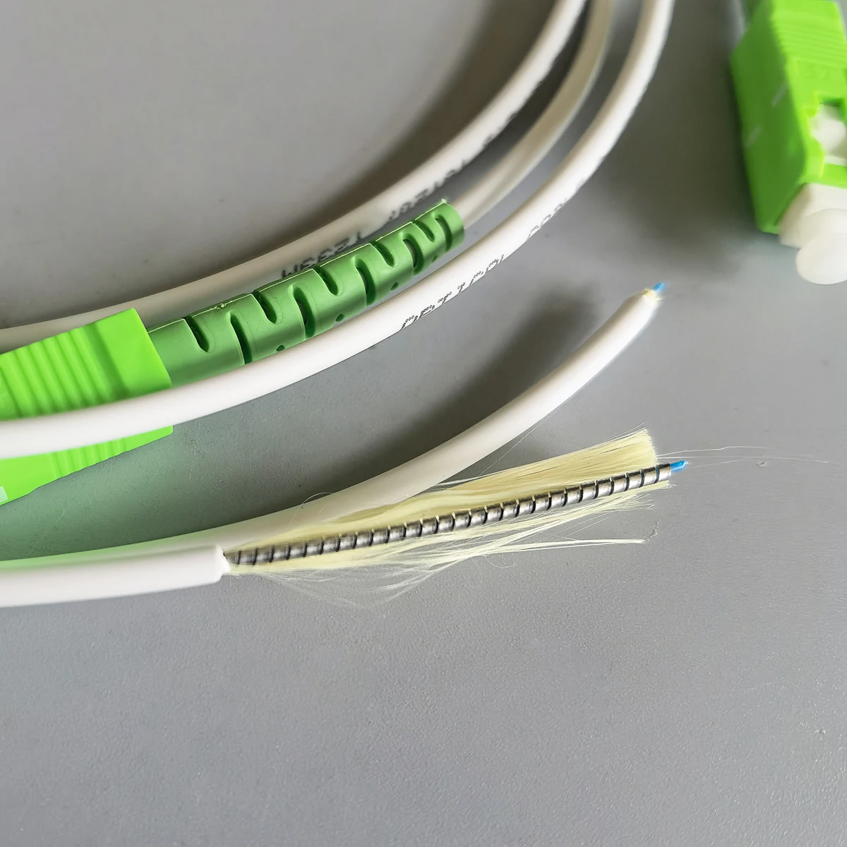 10pcs/50/PCS Armored Cable SC/APC-SC/APC Indoor FTTH Simplex Mode Fiber Optic Patch Cable Extension Cord 2M Armoured