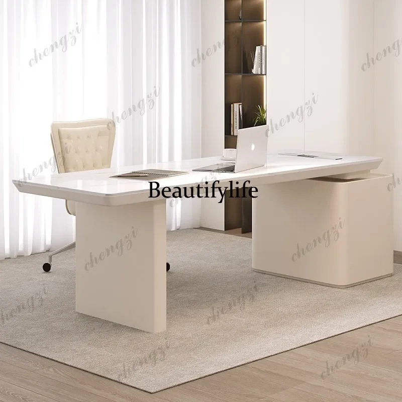 K153 Italian minimalist desk modern minimalist home study computer desk consultation table desk