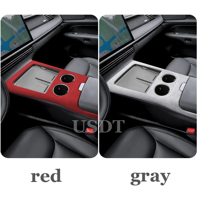 Car Gear Shift Panel Cover Decals For Xpeng G6 2023 2024 2025 Accessories NEW Suede Interior Stickers