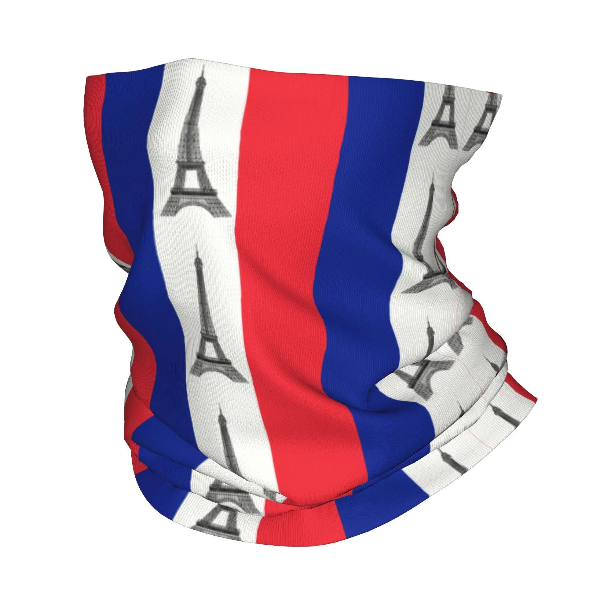 

Бандана на заказ с флагом Франции, гетры, ветрозащитный шарф для лица, женский и мужской французский La Tour, повязка на голову с Эйфелевой повязкой, Балаклава