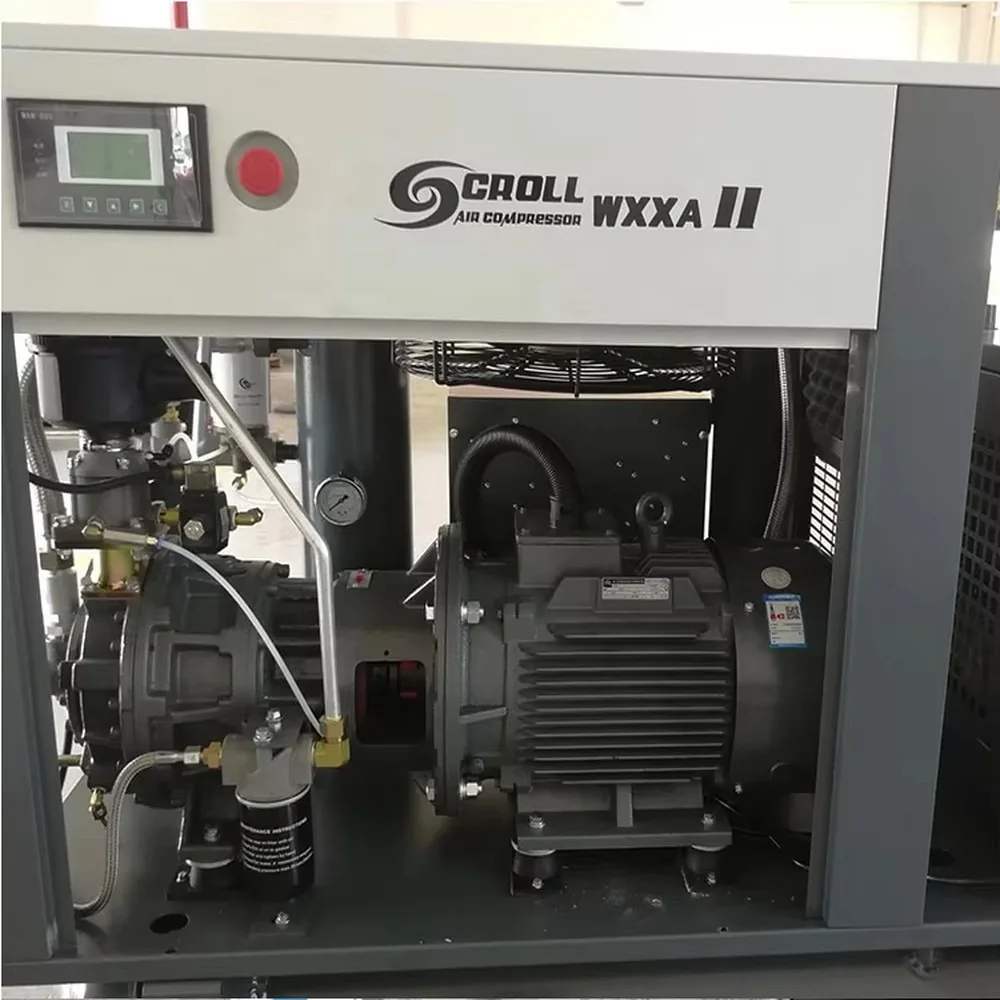 Industrial 15kW Rotary Air Compressor 200L High Durability Screw Compressor for Laser Cutting