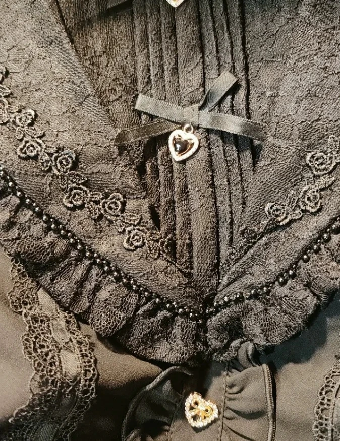 Summer New Japanese Sweet Cute Girl Blouse Lace Sailor Collar Short Sleeve Shirt Solid Color Bow Versatile Tops for Women