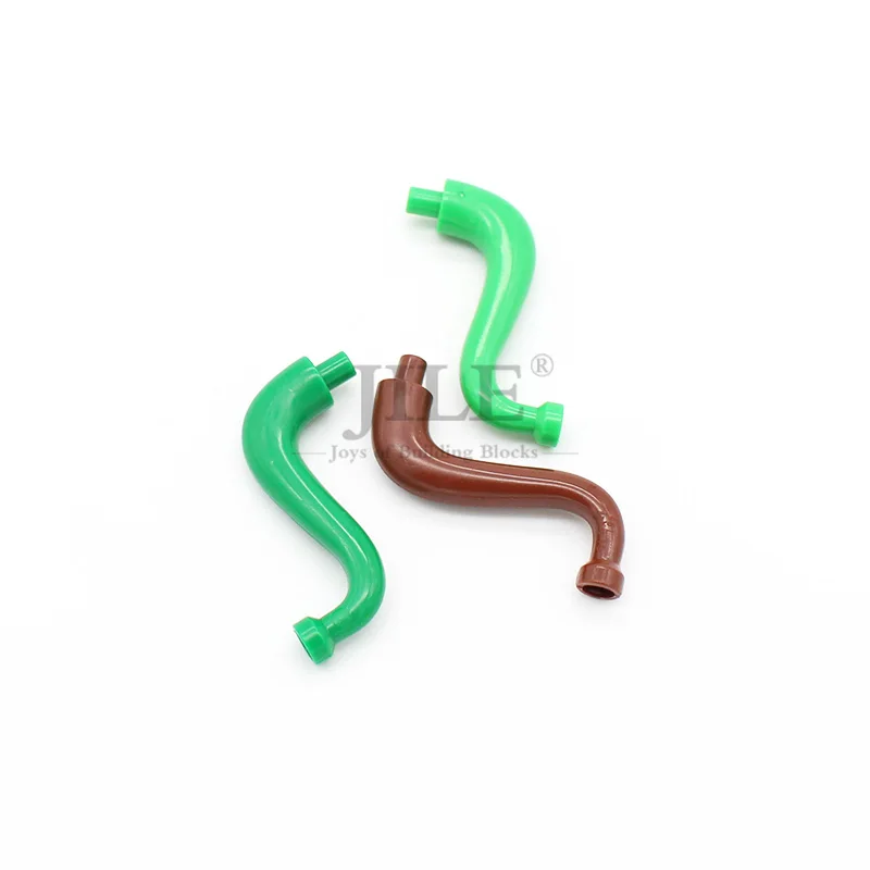 40 Stück MOC 43892 Elefantenschwanz mit Rankenenden Kompatible Pflanzen-Bausteine DIY Zusammenbaubare Bausteine Partikel-Puzzle-Spielzeug
