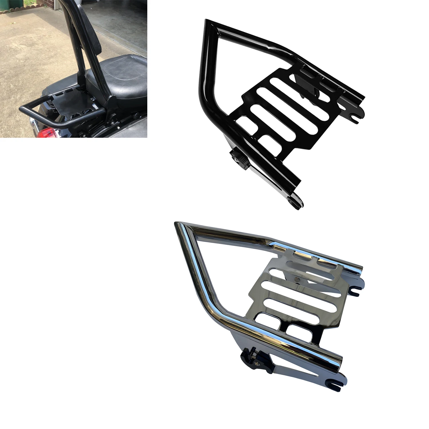 

Съемный багажник для Harley Touring Street Glide Road King Road Glide Electra Glide 2009-2024