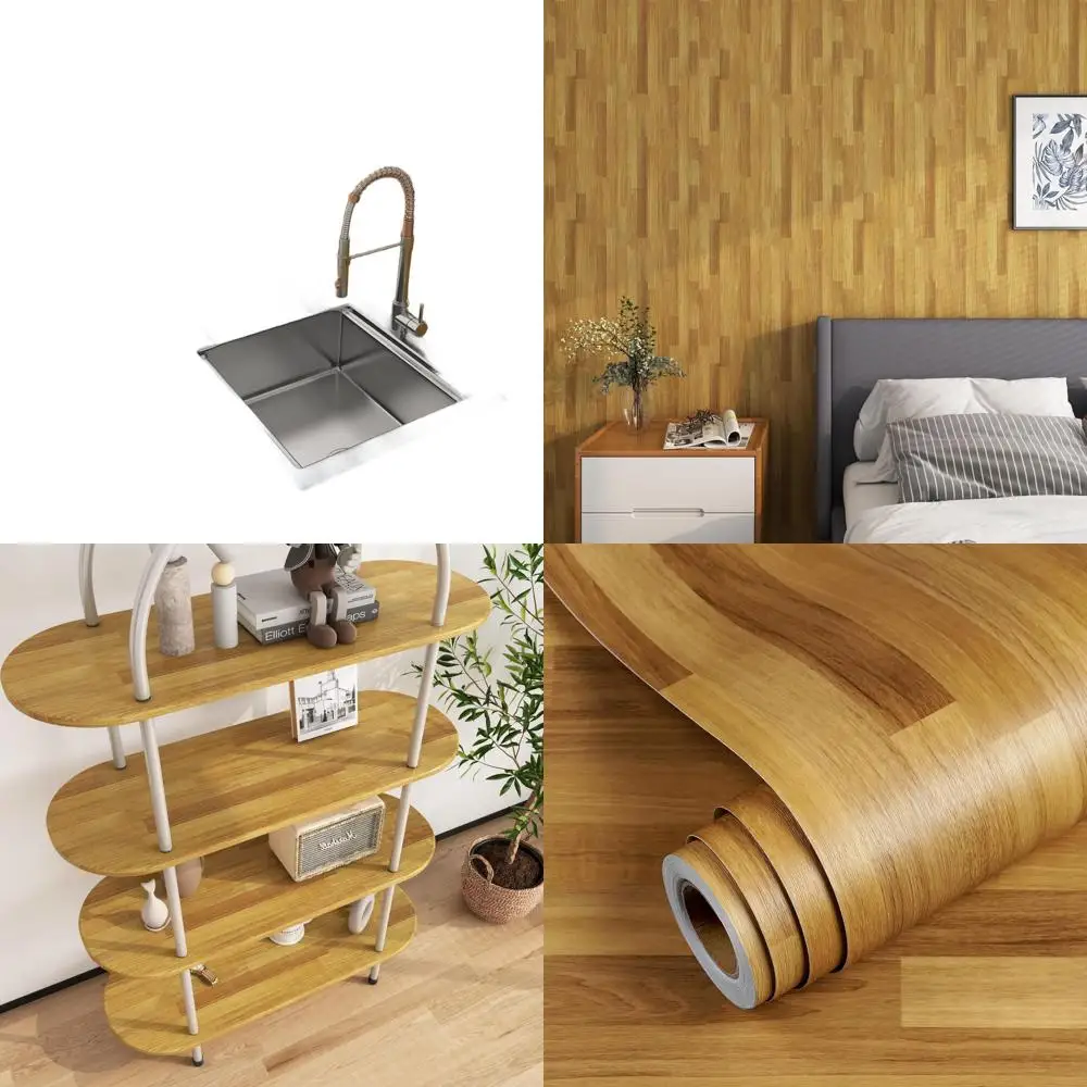 

Самоклеящаяся деревянная контактная бумага для кухонных столешниц — водонепроницаемая виниловая пленка для снятия и приклеивания поверхности шкафов и столешниц