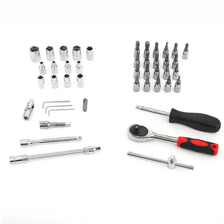 46-Piece Set Sleeve Wrench Quick Xiaofei Auto Repair Ratchet Screwdriver Tool