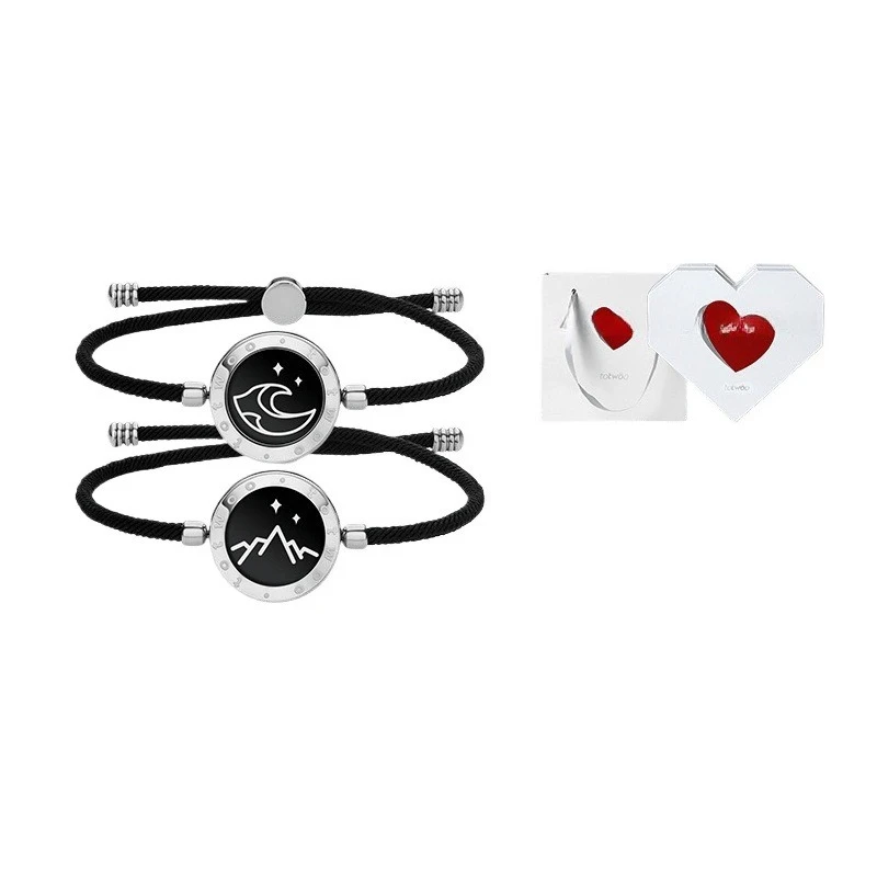 

Induction couple bracelet Long-distance love remote interactive bracelet