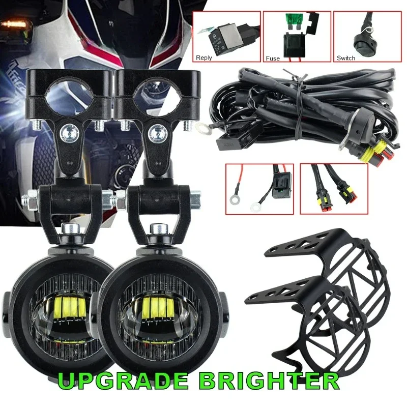 

Upgrade Brighter Lamp For BMW R1200GS F800GS F700GS F650 K1600 Motorcycle fog light Auxiliary Lights 40W 6000K